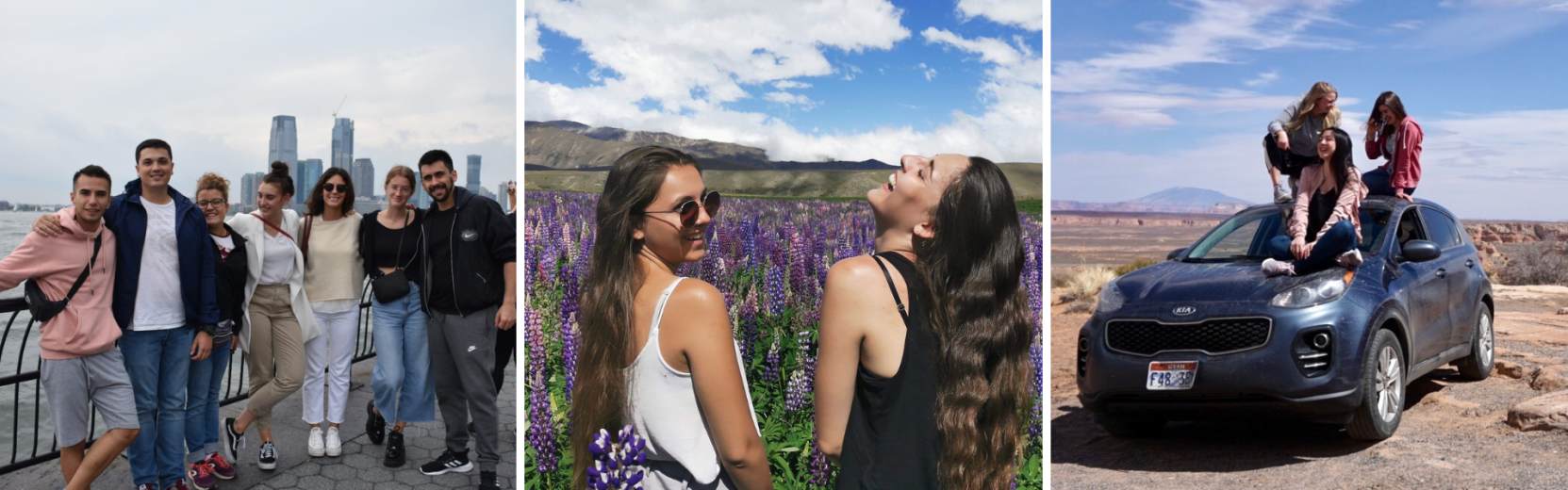 collage avec impressions au pair