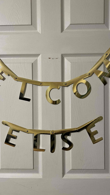 Guirlande « Welcome Élise »