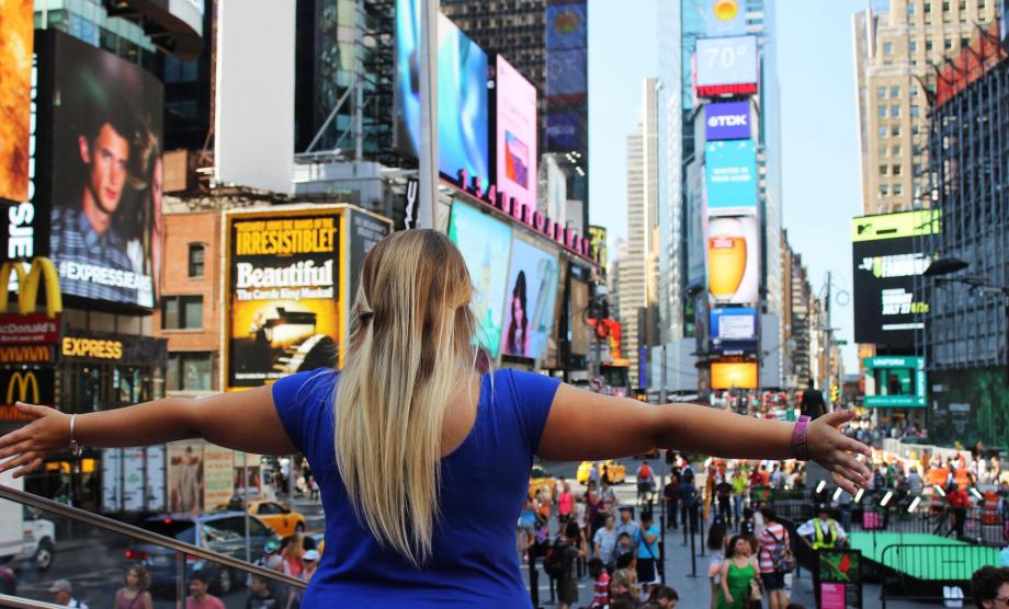 Au Pair premiers jours à New York Au Pair Times Square