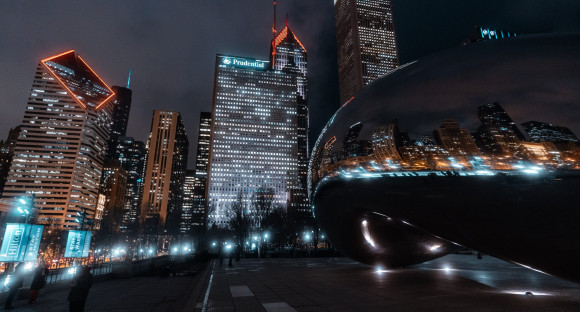 vue sur les gratte-ciel de Chicago